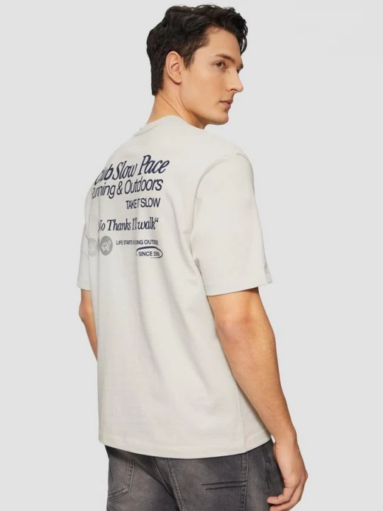 Foto van product Relaxed T-shirt van zware jersey s.Oliver crème