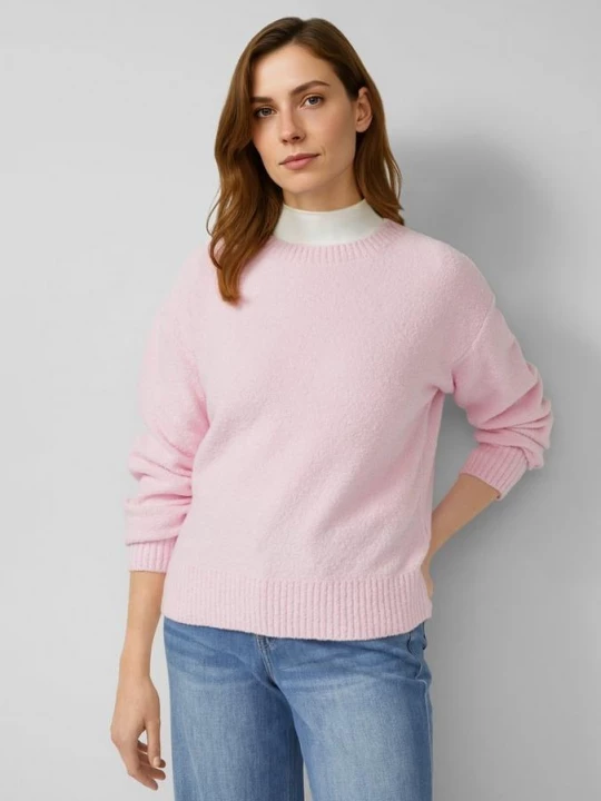 Foto van product Relaxte bouclé-trui s.Oliver roze