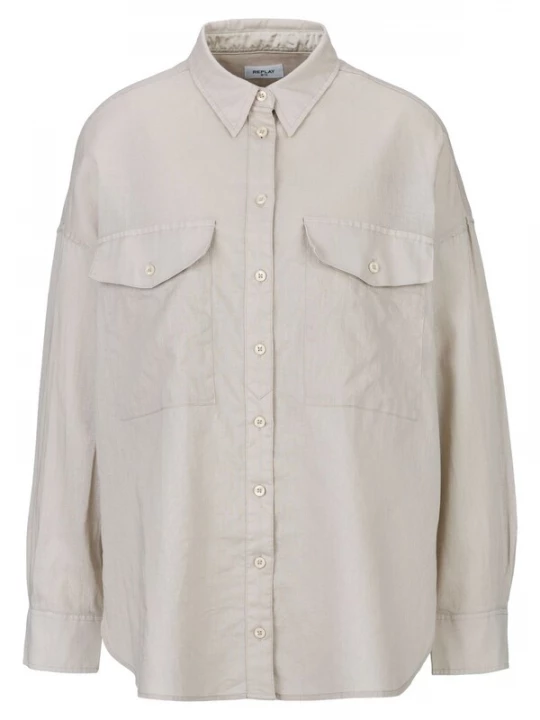 Foto van product REPLAY Blouse lichtbruin