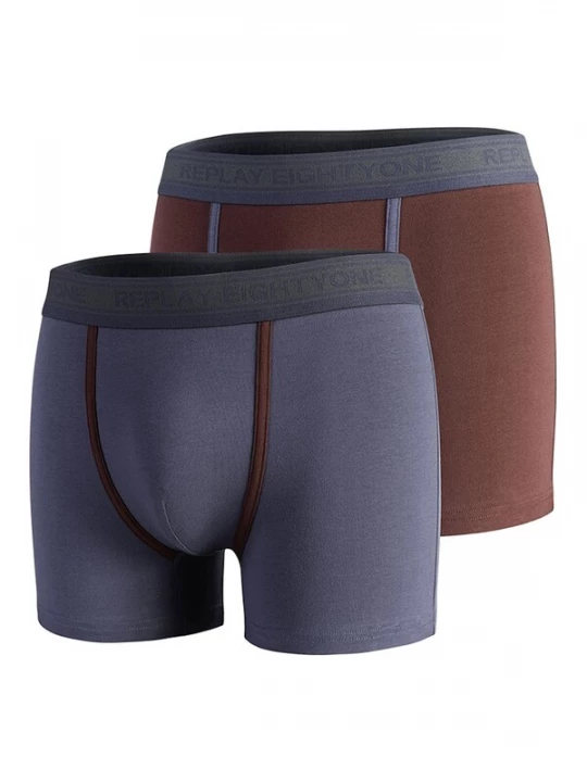 Foto van product REPLAY Boxershorts bruin / antraciet / braam