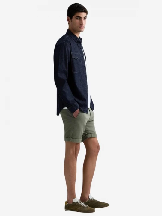 Foto van product REPLAY Overhemd '6.5 OZ DEEP BLUE DENIM M4124 .000.860 B04' donkerblauw