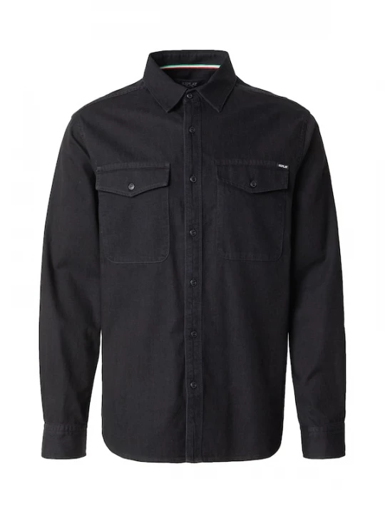 Foto van product REPLAY Overhemd black denim
