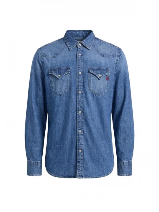 Foto van product REPLAY Overhemd blauw denim