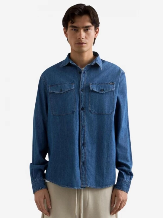 Foto van product REPLAY Overhemd blauw denim