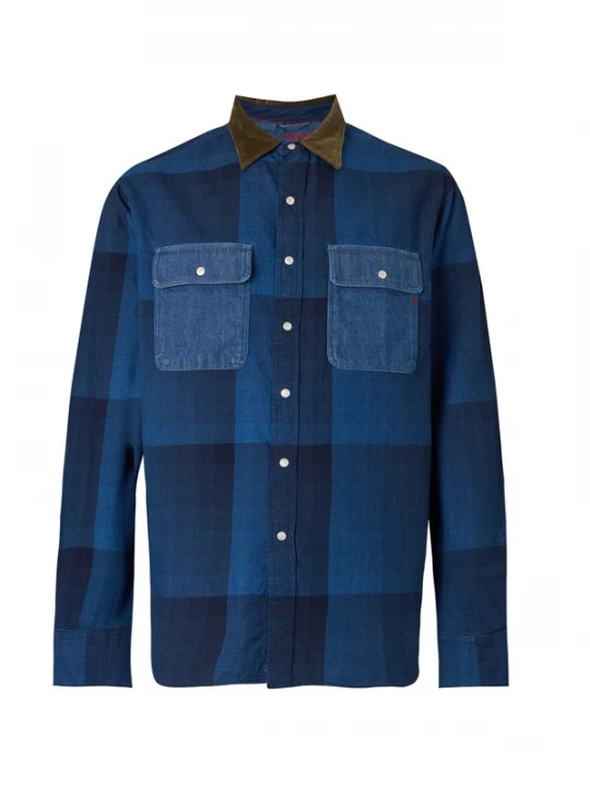 Foto van product REPLAY Overhemd blauw / zwart