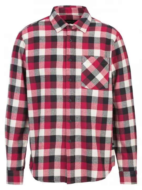 Foto van product REPLAY Overhemd grenadine / zwart / wit