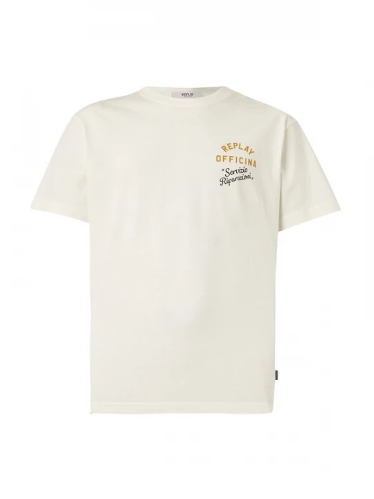 Foto van product REPLAY Shirt curry / zwart / offwhite