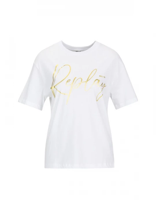 Foto van product REPLAY Shirt goud / wit