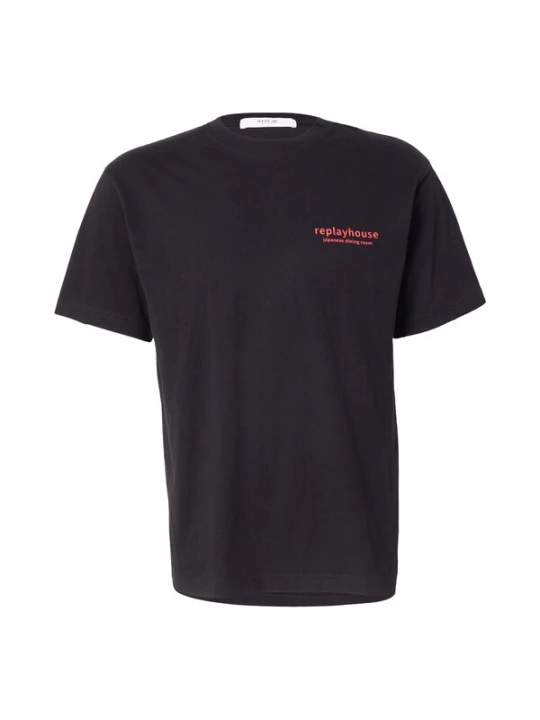 Foto van product REPLAY Shirt lichtrood / zwart / wit