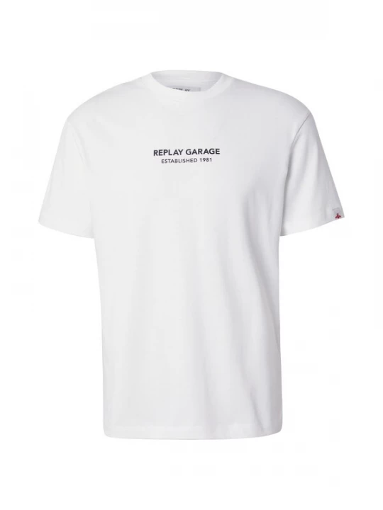 Foto van product REPLAY Shirt mintgroen / zwart / wit