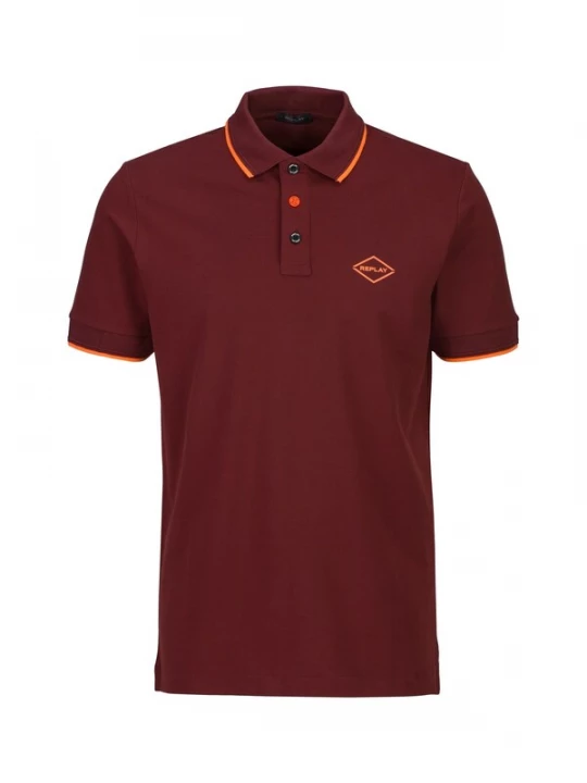 Foto van product REPLAY Shirt oranje / bordeaux