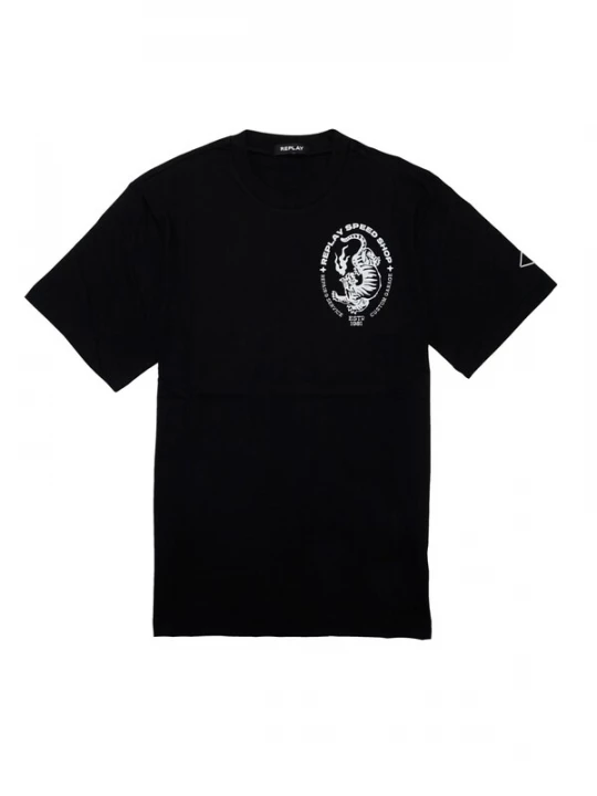 Foto van product REPLAY Shirt zwart / wit