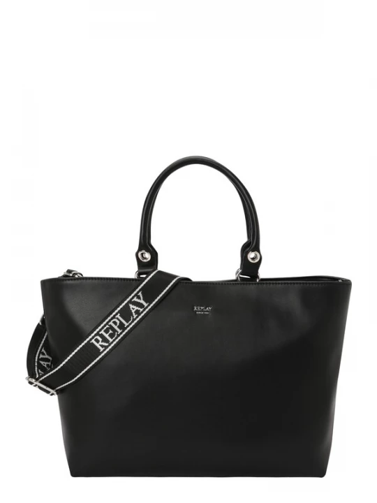 Foto van product REPLAY Shopper zwart / wit