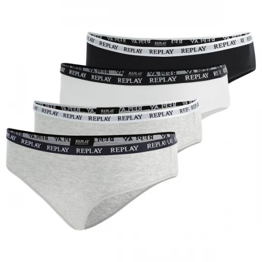 Foto van product REPLAY Slip grijs / zwart / wit