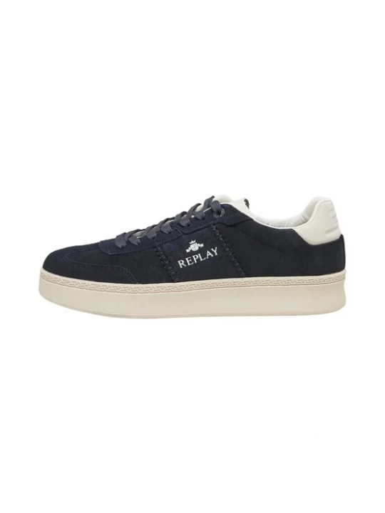 Foto van product REPLAY Sneakers laag 'Playme' donkerblauw / wit