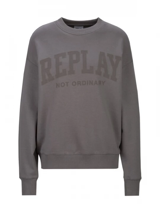 Foto van product REPLAY Sweatshirt 'Big Not Ordinary' antraciet / donkergrijs
