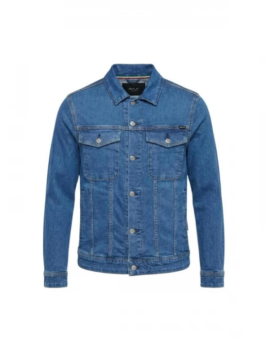 Foto van product REPLAY Tussenjas 'REGULAR MV868 .000.867 B12' blauw denim