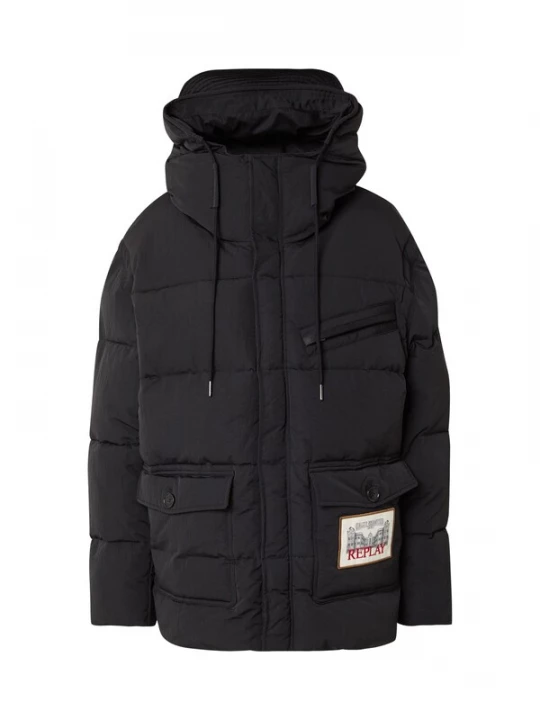 Foto van product REPLAY Winterjas rood / zwart / offwhite