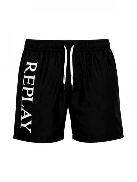 Foto van product REPLAY Zwemshorts zwart / wit