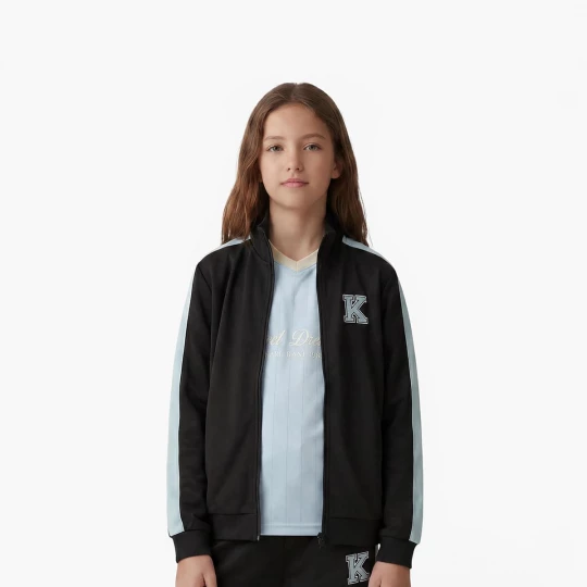 Foto van product Retro Patch Trackjacket Junior Karl Kani zwart