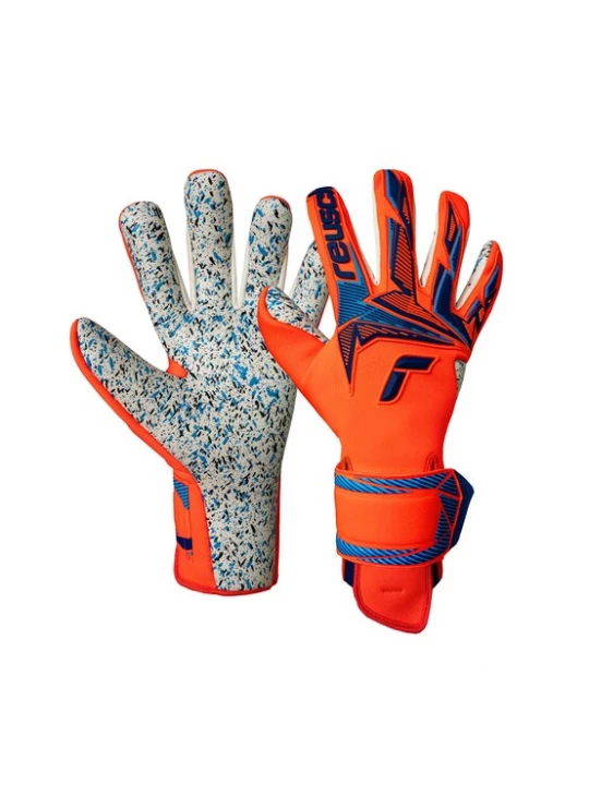 Foto van product REUSCH Sporthandschoenen 'Attrakt Freegel Fusion' blauw / oranje