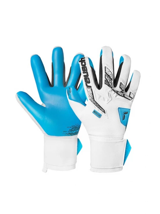 Foto van product REUSCH Sporthandschoenen 'Attrakt Freegel' lichtblauw / zwart / wit