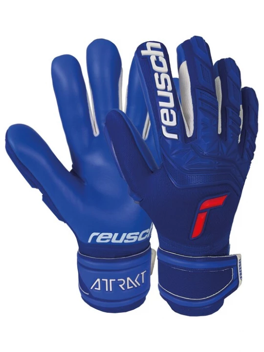 Foto van product REUSCH Sporthandschoenen 'Attrakt Freegel' royal blue / koningsblauw / rood / wit