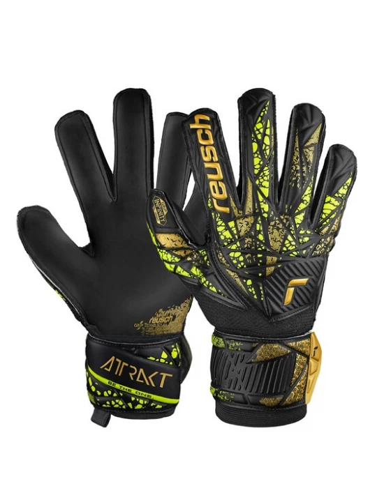 Foto van product REUSCH Sporthandschoenen 'Attrakt' geel / goud / zwart