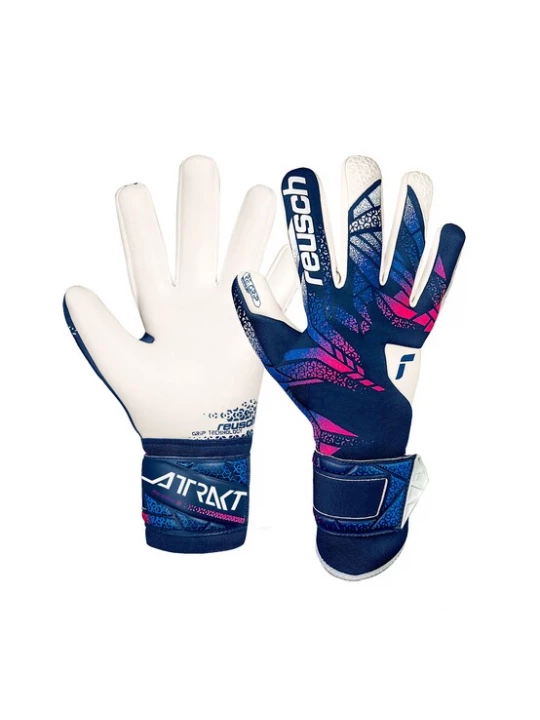 Foto van product REUSCH Sporthandschoenen 'Attrakt Re:Grip' blauw / pink / wit