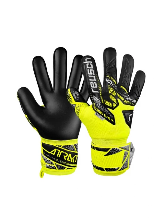 Foto van product REUSCH Sporthandschoenen 'Attrakt Silver' geel / zwart