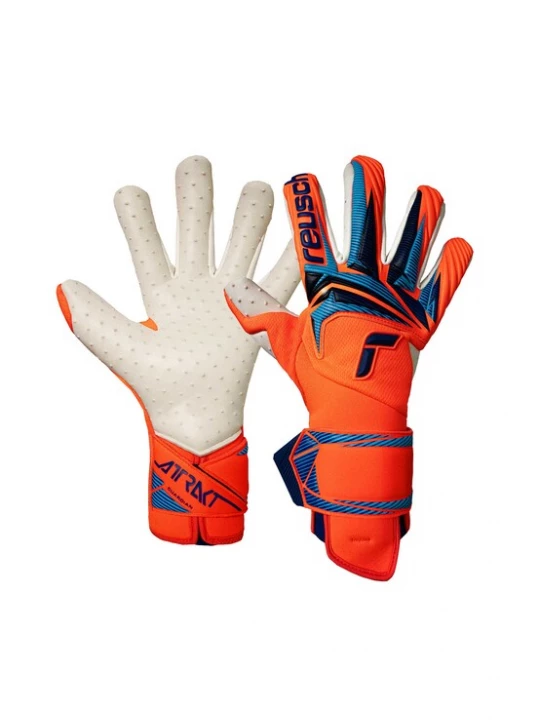 Foto van product REUSCH Sporthandschoenen 'Attrakt SpeedBump Guardian' blauw / oranje