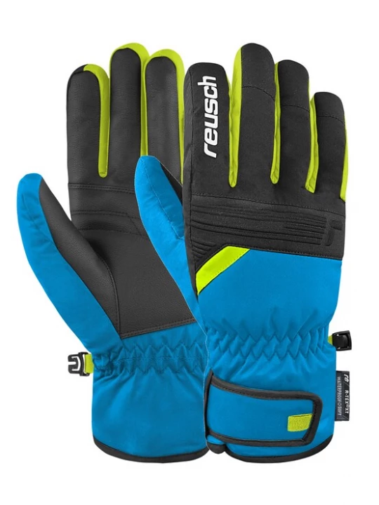 Foto van product REUSCH Sporthandschoenen 'Baldo' donkerblauw / geel / zwart / wit