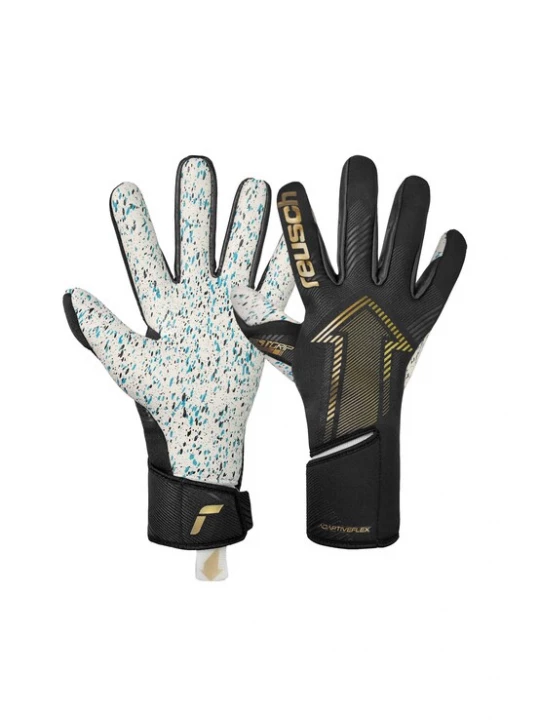 Foto van product REUSCH Sporthandschoenen 'Fastgrip Fusion' goud / zwart / wit