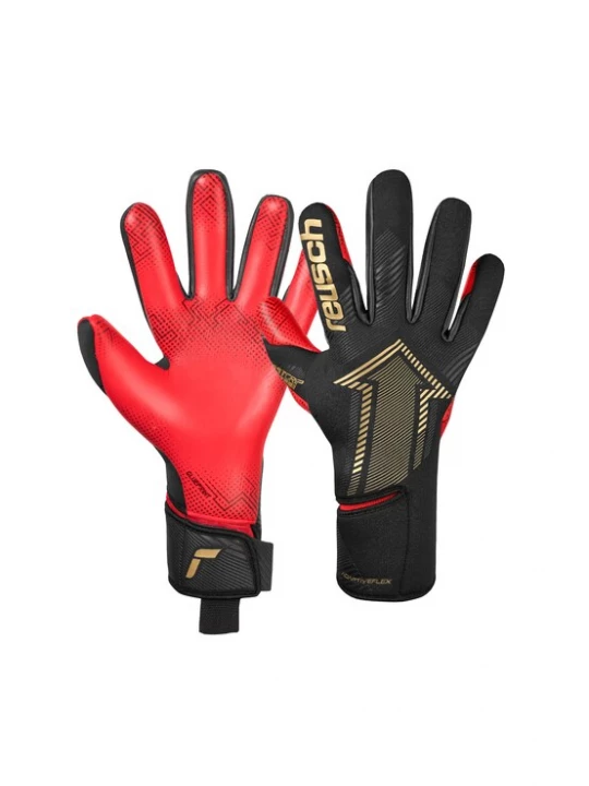 Foto van product REUSCH Sporthandschoenen 'Fastgrip' goud / rood / zwart