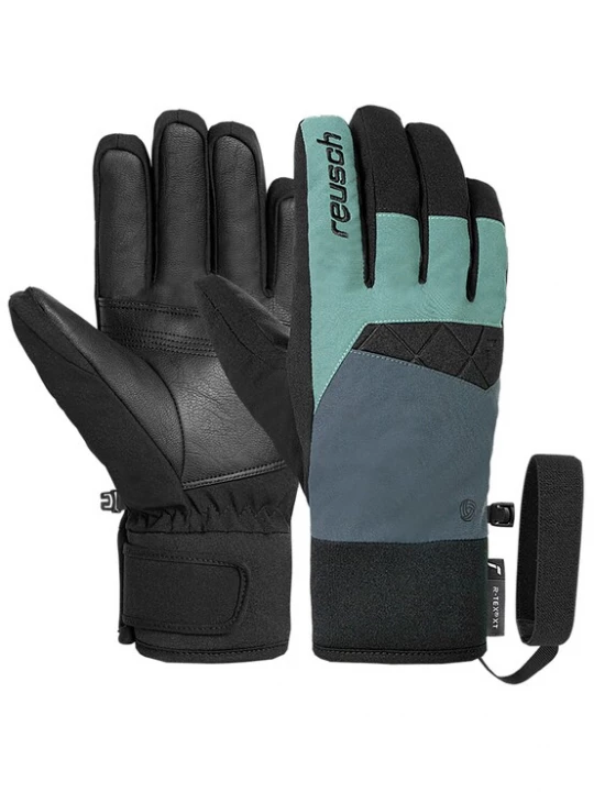 Foto van product REUSCH Sporthandschoenen 'Malone' duifblauw / antraciet / mintgroen
