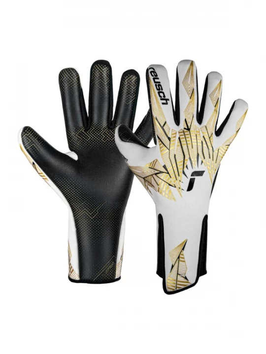 Foto van product REUSCH Sporthandschoenen 'Pure Contact Gold X' goud / zwart / wit