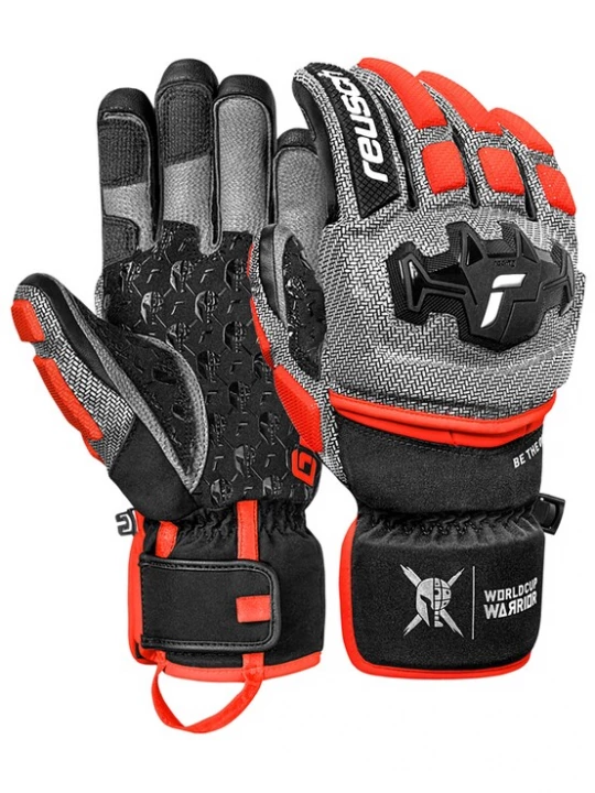 Foto van product REUSCH Sporthandschoenen 'Worldcup Warrior GS' grijs / rood