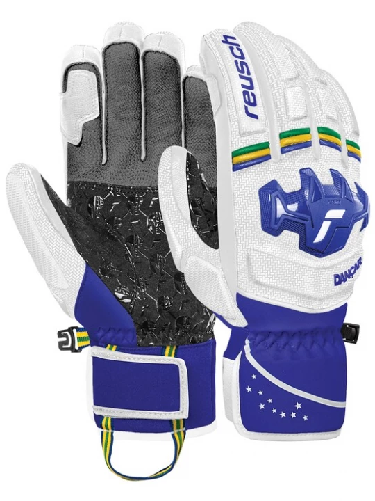 Foto van product REUSCH Sporthandschoenen 'Worldcup Warrior SC' blauw / groen / zwart / wit