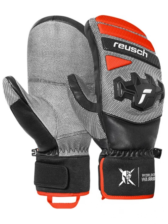 Foto van product REUSCH Sporthandschoenen 'Worldcup Warrior Team' grijs / oranje / zwart
