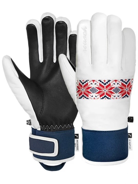 Foto van product REUSCH Vingerhandschoenen 'Charlize R-TEX® XT' donkerblauw / wit