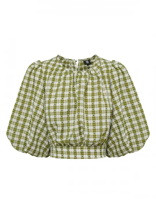 Foto van product REUX Top 'GENIE' groen / wit