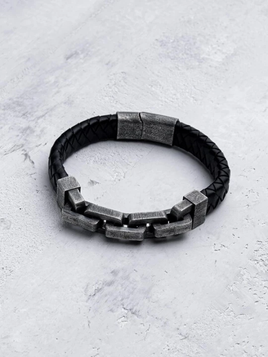 Foto van product REYTEL Armband 'FORTIS' zilver