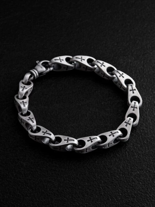 Foto van product REYTEL Armband 'GELOOF' zilver