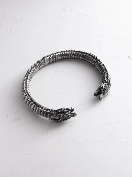 Foto van product REYTEL Armband 'KAMPF DER DRACHEN' zilver