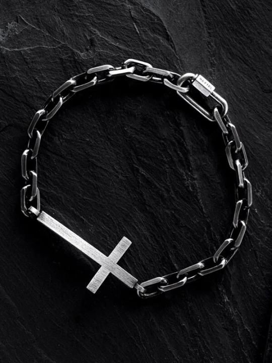 Foto van product REYTEL Armband 'STRENGTH OF FAITH' zilver