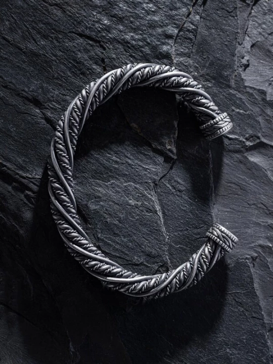 Foto van product REYTEL Armband 'THE ROPE' zilver