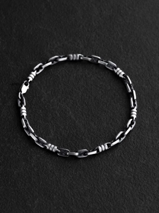 Foto van product REYTEL Armband 'TID ROM' zilver