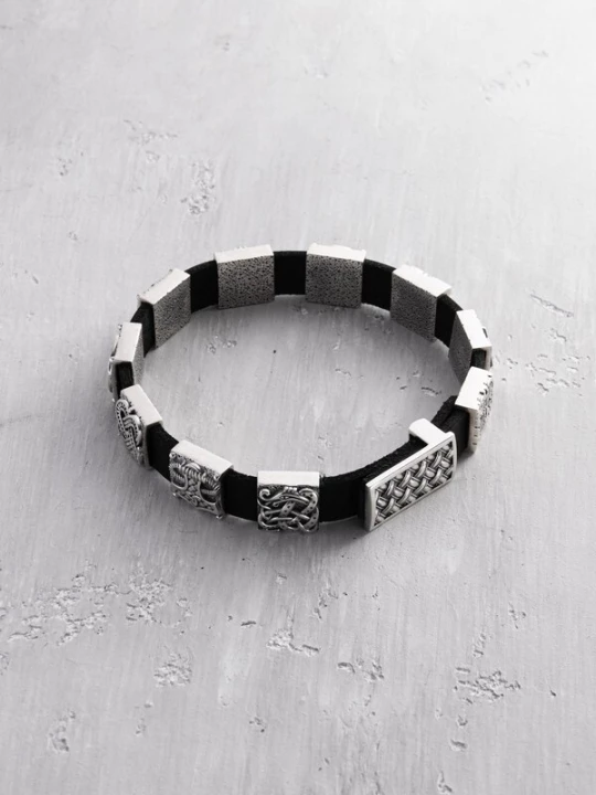 Foto van product REYTEL Armband 'VIKINGS MIDGAR' zilver