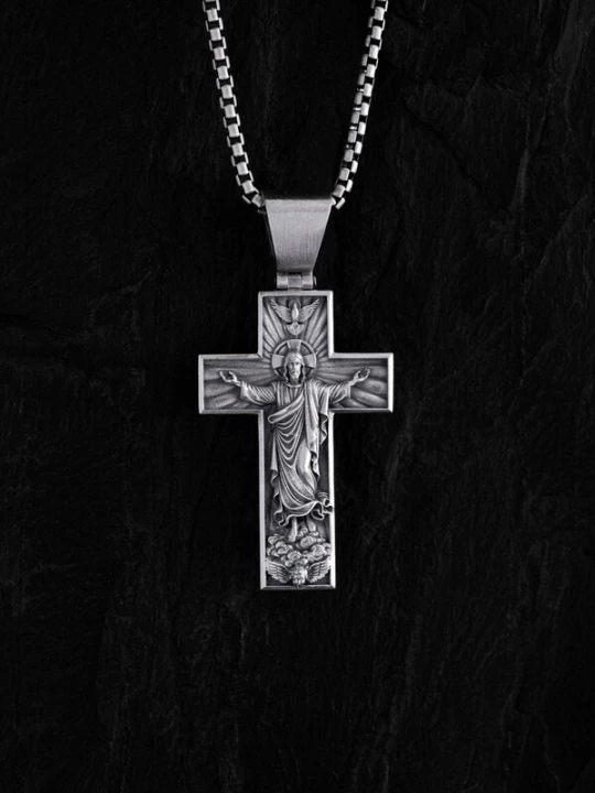 Foto van product REYTEL Hangers 'ASCENSION OF JESUS CHRIST' zilver