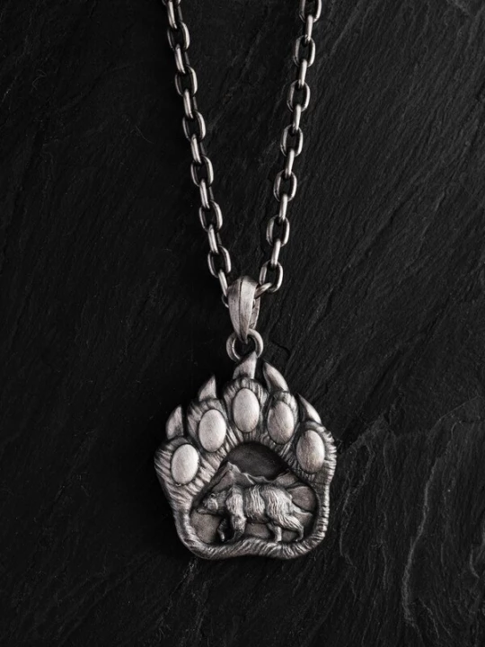 Foto van product REYTEL Hangers 'BEARS PAW' zilver